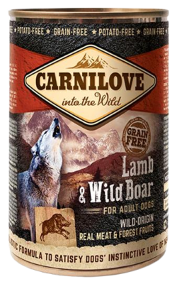 Carnilove Konzerva Wild Meat Lamb & Wild Boar 400 g Carnilove Konzerva Wild Meat Lamb & Wild Boar 400 g