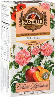 Basilur Fruit Wild Rose nepřebal 25 x 2 g