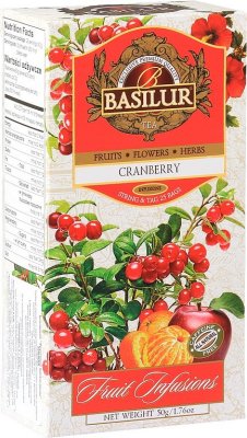 Basilur Fruit Cranberry nepřebal 25 x 2 g