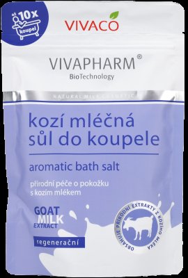 Vivaco Sůl do koupele s kozím mlékem 300 g Vivaco Sůl do koupele s kozím mlékem 300 g