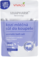 Vivaco Sůl do koupele s kozím mlékem 300 g