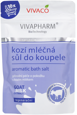 Vivaco Sůl do koupele s kozím mlékem 300 g