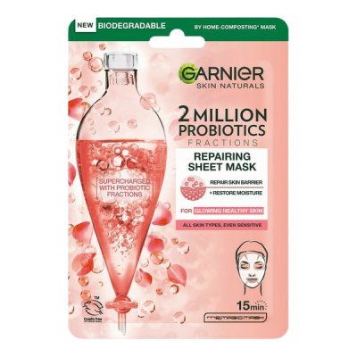 Garnier Skin Naturals regenerační textilní maska s probiotickými frakcemi 22 g Garnier Skin Naturals regenerační textilní maska s probiotickými frakcemi 22 g