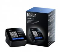 Braun Exactfit 1 BUA 5000 EUV1AM, Ramenní tlakoměr, černý