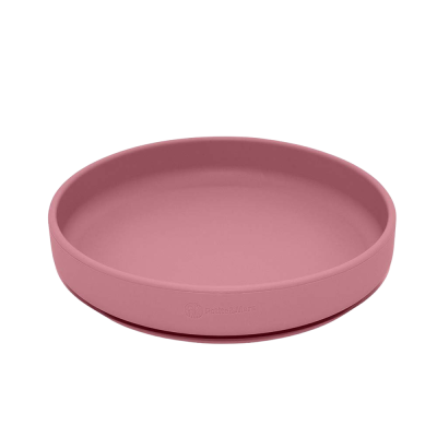 Petite&Mars Talíř silikonový s přísavkou TAKE&MATCH Dusty Rose 6m+ 400 ml