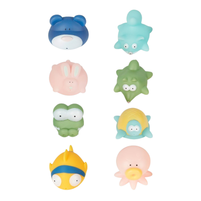 Badabulle Stříkací hračky do vody Rigolo Splash 8 ks