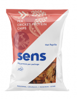 SENS Protein chipsy s cvrččím proteinem - Mák & Mořská sůl 80 g