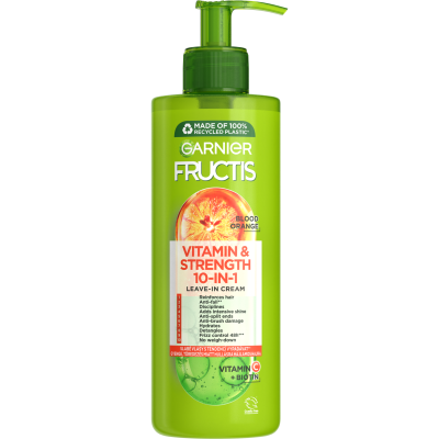 Garnier Fructis Vitamin & Strength Posilující bezoplachová péče 10v1, 400 ml