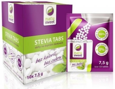 Natusweet Stevia TABS sáčky do dávkovače 10 x 7.5 g