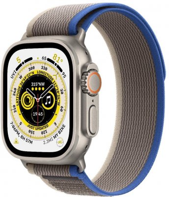 Apple Watch Ultra GPS + Cellular, 49mm Blue/Gray, M/L