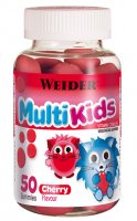 Weider Multi Kids, 50 bonbónů, třešeň 50 ks