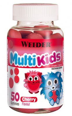 Weider Multi Kids, 50 bonbónů, třešeň 50 ks