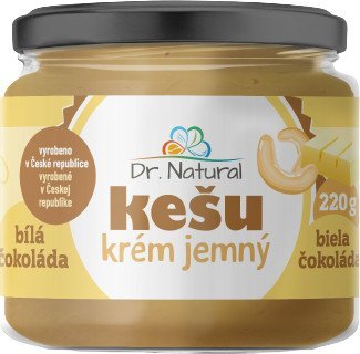 Dr. Natural Kešu krém s bílou čokoládou 220 g