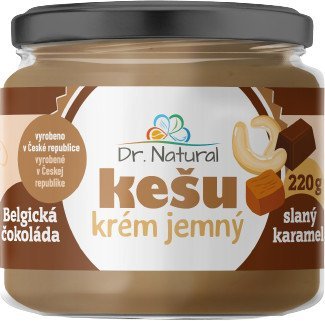 Dr. Natural Kešu krém s belgickou čokoládou a slaným karamelem 220 g