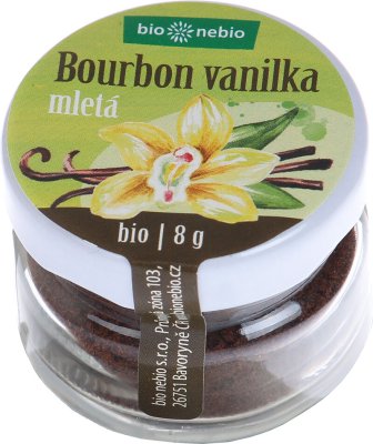 Bio*nebio Bio Bourbon vanilka mletá 8 g