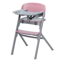 Kinderkraft Select Židlička jídelní 3v1 LIVY Aster Pink, Premium