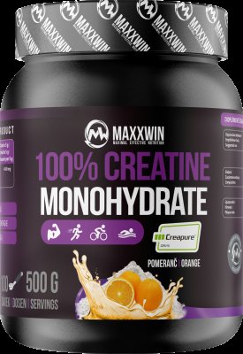 Maxxwin 100% Creatine pomeranč 500 g