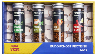 Sens Kořenění červíci - Dárkový set 4 chutí 4 x 15 g