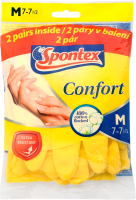 Spontex Confort rukavice vel. M, 2 páry 2 x 2 ks Spontex Confort rukavice vel. M, 2 páry 2 x 2 ks