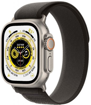 Apple Watch Ultra GPS + Cellular, 49mm Black/Gray, S/M