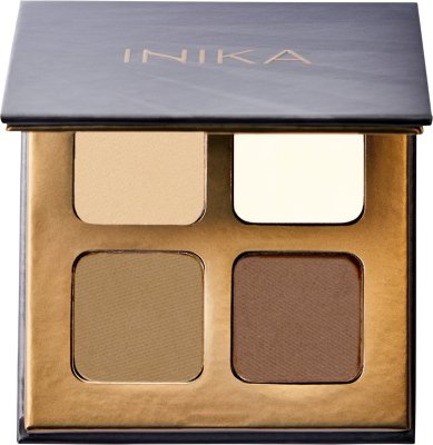 Inika Organic Přírodní paletka na úpravu obočí 8 g