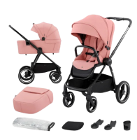 Kinderkraft Kočárek kombinovaný Nea 2v1 Ash Pink, Premium