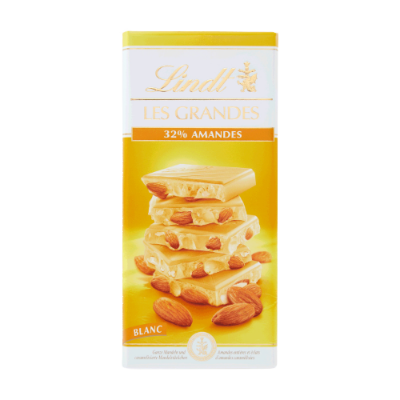 LINDT Les Grandes White Almond 150 g