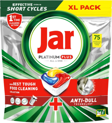 Jar kapsle na nádobí Platinum Plus Yellow 75 ks