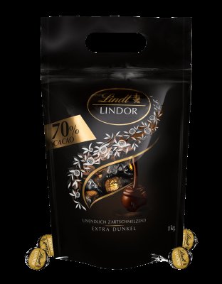 Lindt Bag Dark 70% 1000 g