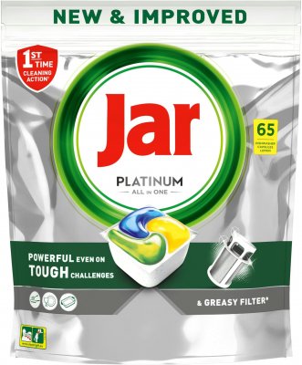 Jar Kapsle na nádobí Platinum Yellow All-in-One, Citrus 65 ks