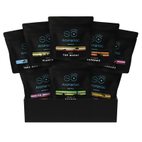Aromaniac Degustační balíček Aromaniac Nekyseláč⁸ - v dárkové krabici 8 x 50 g