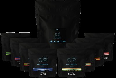 Aromaniac Degustační balíček Aromaniac Nekyseláč⁸ 10 x 50 g Aromaniac Degustační balíček Aromaniac Nekyseláč⁸ 10 x 50 g