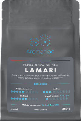 Aromaniac Papua Nová Guinea Lamari - mletá 250 g
