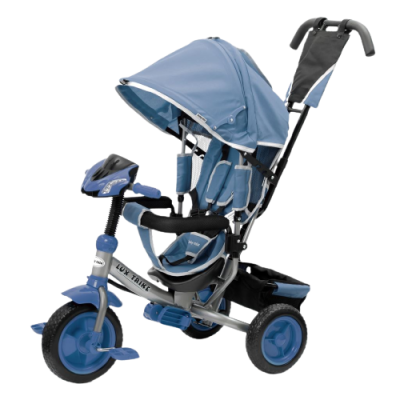 Baby Mix Dětská tříkolka s LED světly Lux Trike modrá