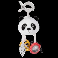 Canpol babies BabiesBoo Senzorická závěsná cestovní hračka Panda s klipem Canpol babies BabiesBoo Senzorická závěsná cestovní hračka Panda s klipem