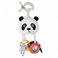Canpol babies BabiesBoo Senzorická závěsná cestovní hračka Panda s klipem