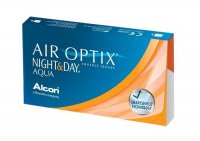 Alcon Air Optix Night & Day Aqua -1.50D, zakřivení: 8.40 6 čoček