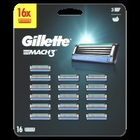 Gillette Mach3 Pánské náhradní holicí hlavice 16 ks Gillette Mach3 Pánské náhradní holicí hlavice 16 ks