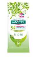 Sanytol Dezinfekce univerzální čistič 94% rostlinného původu, utěrky 72 ks