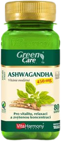 VitaHarmony Ashwagandha 450 mg, 80 kapslí