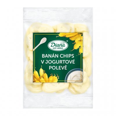 Diana Company Banán chips v jogurtové polevě 100 g