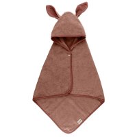 BIBS Kangaroo osuška s kapucí z BIO bavlny - Woodchuck