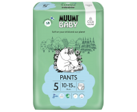 Muumi Baby Pants 5 Maxi+ 10-15 kg kalhotkové eko pleny 38 ks