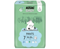 Muumi Baby Pants 7 XL 16-26 kg kalhotkové eko pleny 34 ks