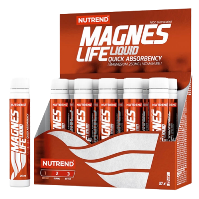 Nutrend Magneslife Liquid pomeranč 10 x 25 ml