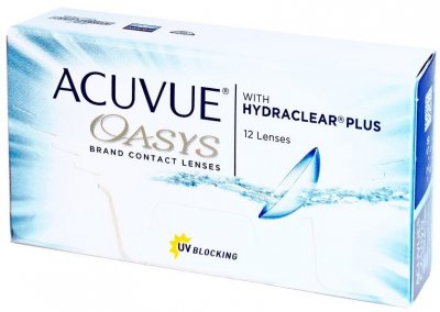 Johnson & Johnson Acuvue OASYS with HYDRACLEAR®PLUS dioptrie: -0,75 (12 čoček)