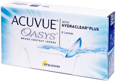 Acuvue Oasys with HYDRACLEAR®PLUS dioptrie: +2,25 (6 čoček)