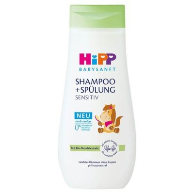 Hipp Babysanft Dětský šampon s kondicionérem koník 200 ml