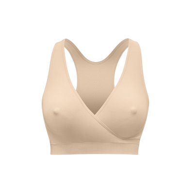 Medela Noční těhotenská a kojicí podprsenka Keep Cool béžová M