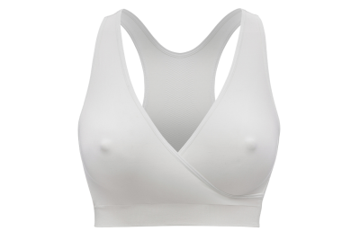 Medela Noční těhotenská a kojicí podprsenka Keep Cool bílá S